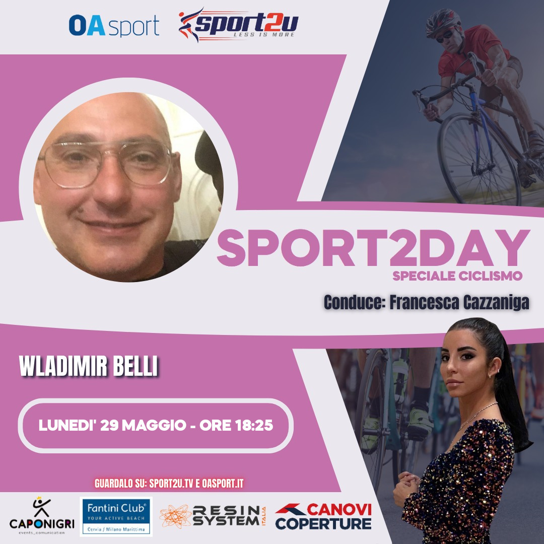 Wladimir Belli, Commentatore tecnico di Eurosport a Sport2Day Speciale Ciclismo 29.05.23