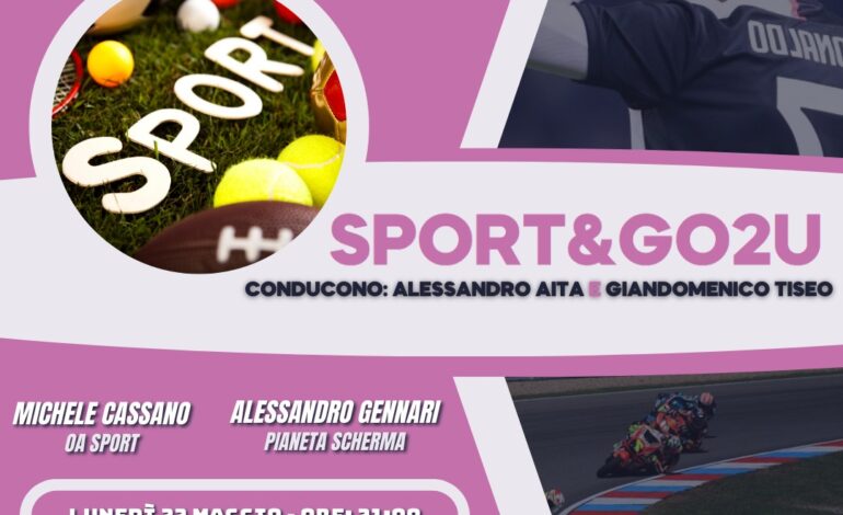 Michele Cassano (OA Sport) e Alessandro Gennari (Pianeta scherma) a Sport&Go2u 22.05.23