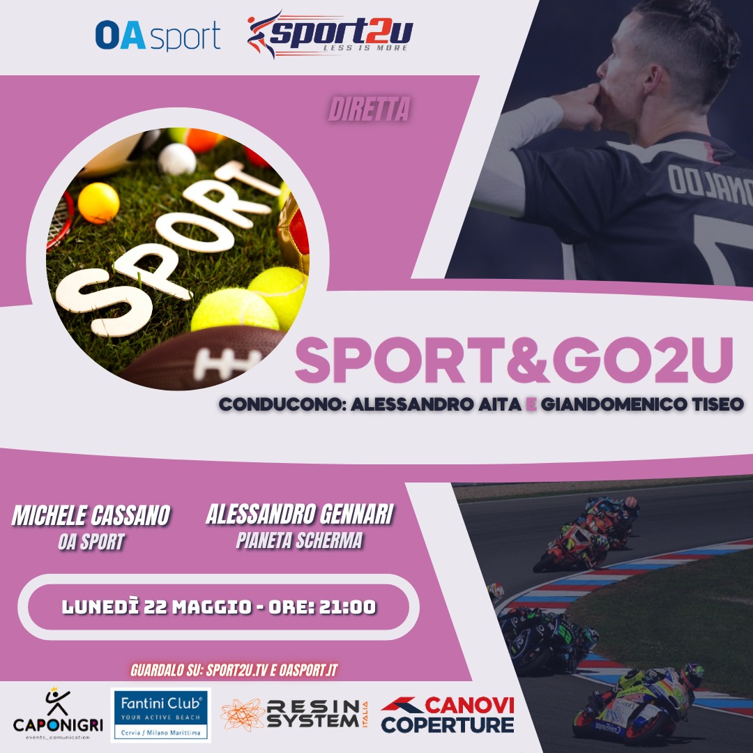 Michele Cassano (OA Sport) e Alessandro Gennari (Pianeta scherma) a Sport&Go2u 22.05.23