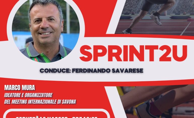 Marco Mura, ideatore e organizzatore del Meeting Internazionale di Savona a Sprint2u