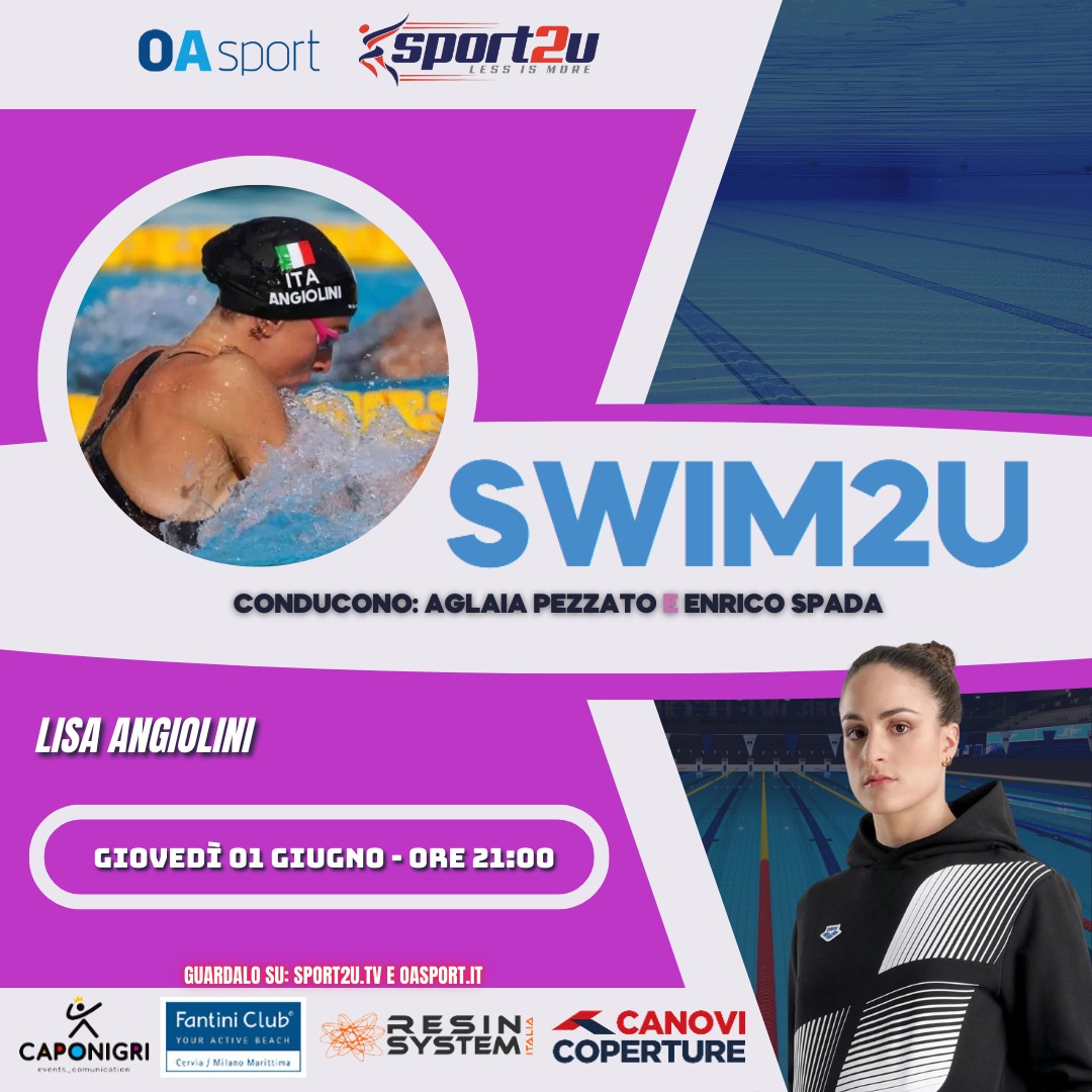 Lisa Angiolini, campionessa nei 100 metri rana agli Assoluti di Riccione a Swim2u