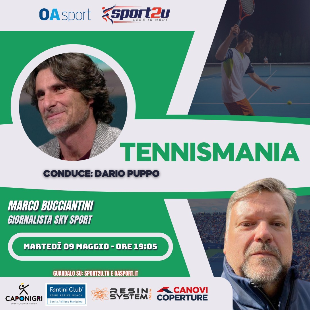 Marco Bucciantini a TennisMania 09.05.23