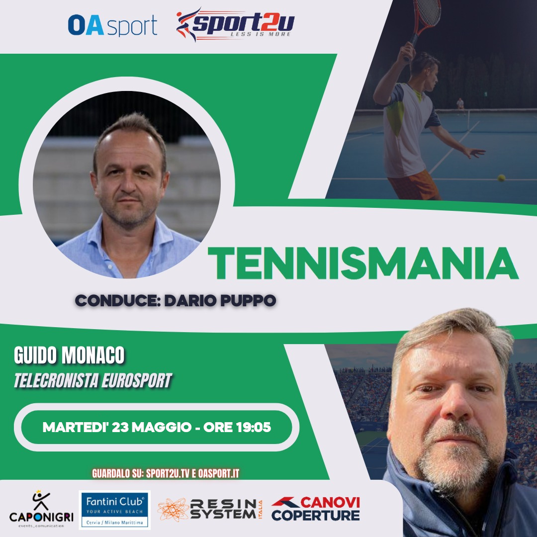 Guido Monaco (commentatore tecnico Eurosport) a TennisMania 23.05.23