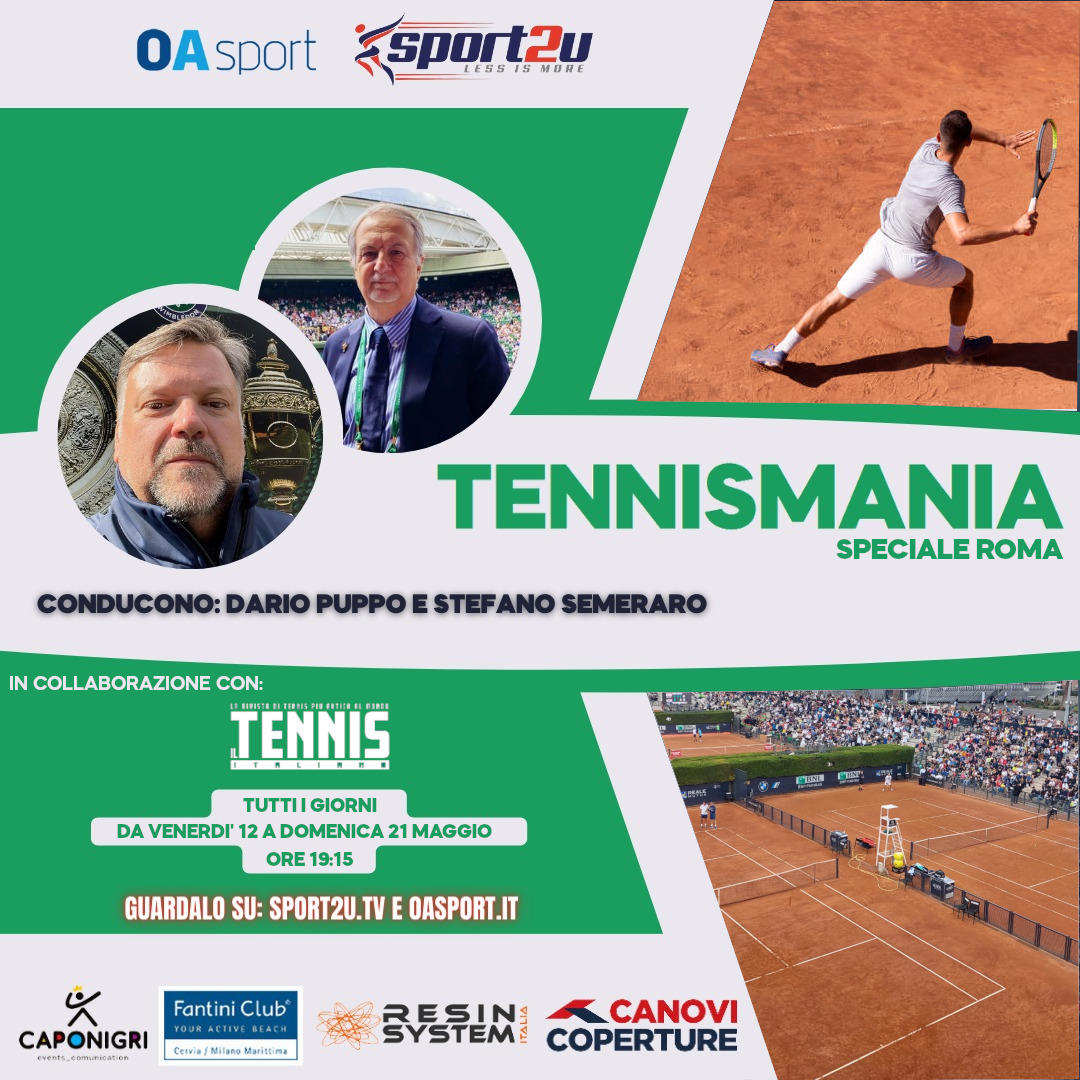 Stefano Semeraro (direttore Il Tennis Italiano) a TennisMania Speciale Roma 12.05.23
