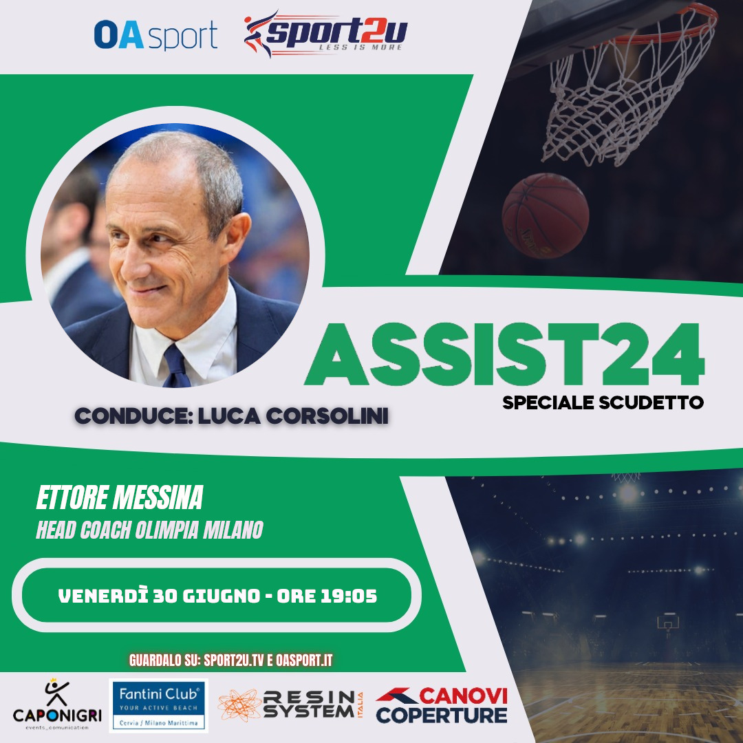 Ettore Messina, head coach Olimpia Milano Assist24 Speciale Scudetto