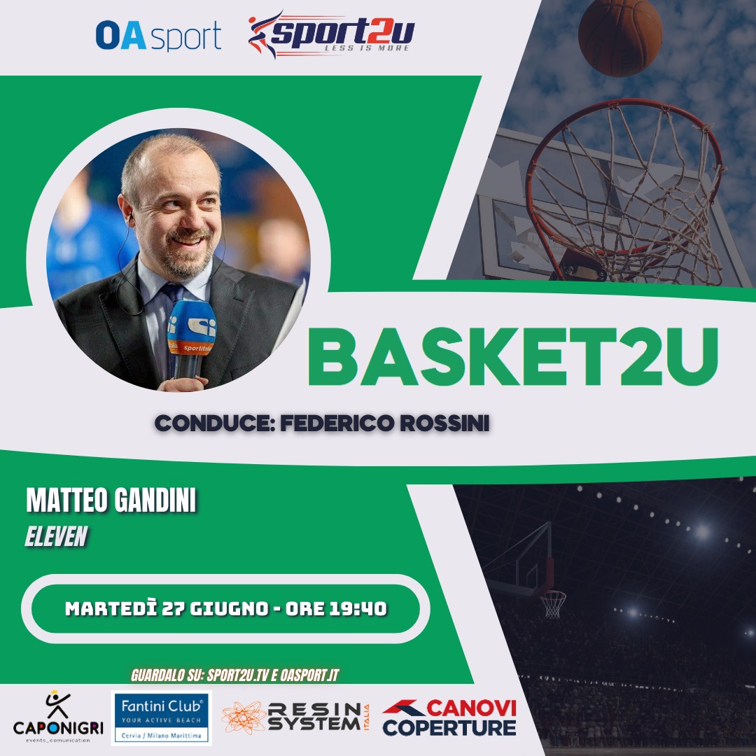 Matteo Gandini (Eleven) a Basket2u 27.06.23