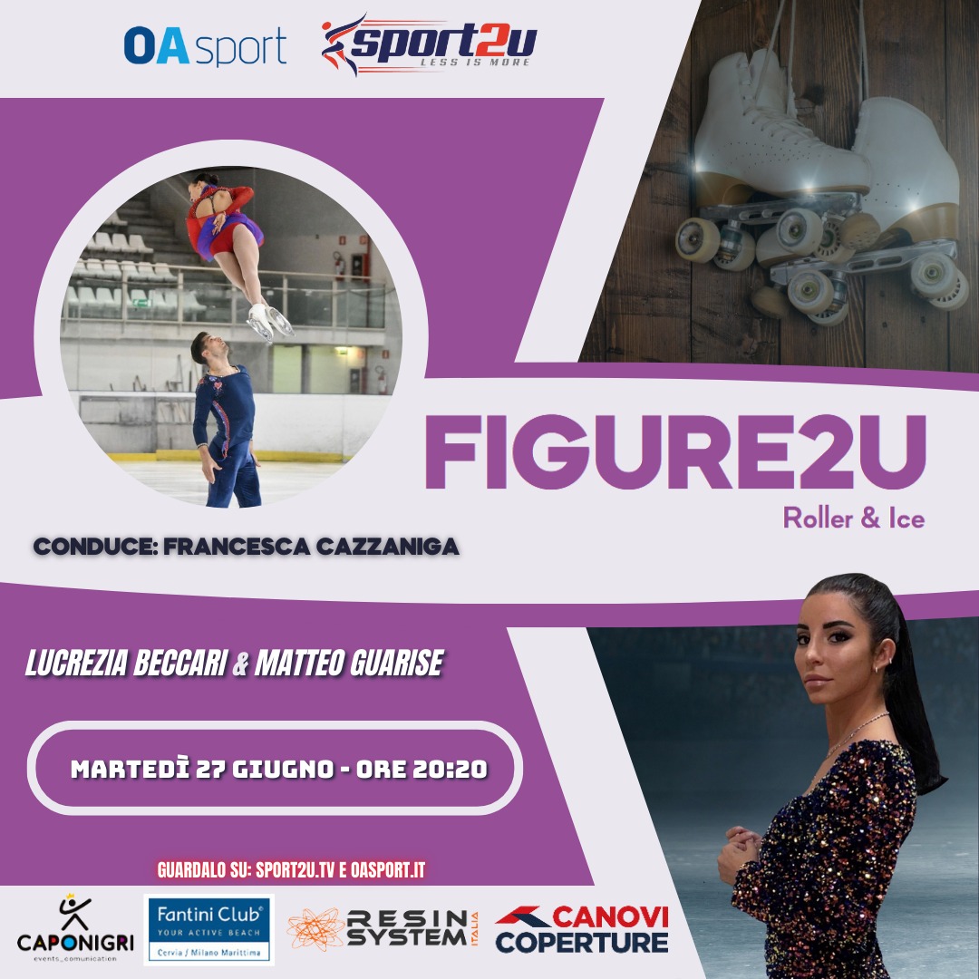 Lucrezia Beccari e Matteo Guarise a Figure2u Ice Edition 27.06.23
