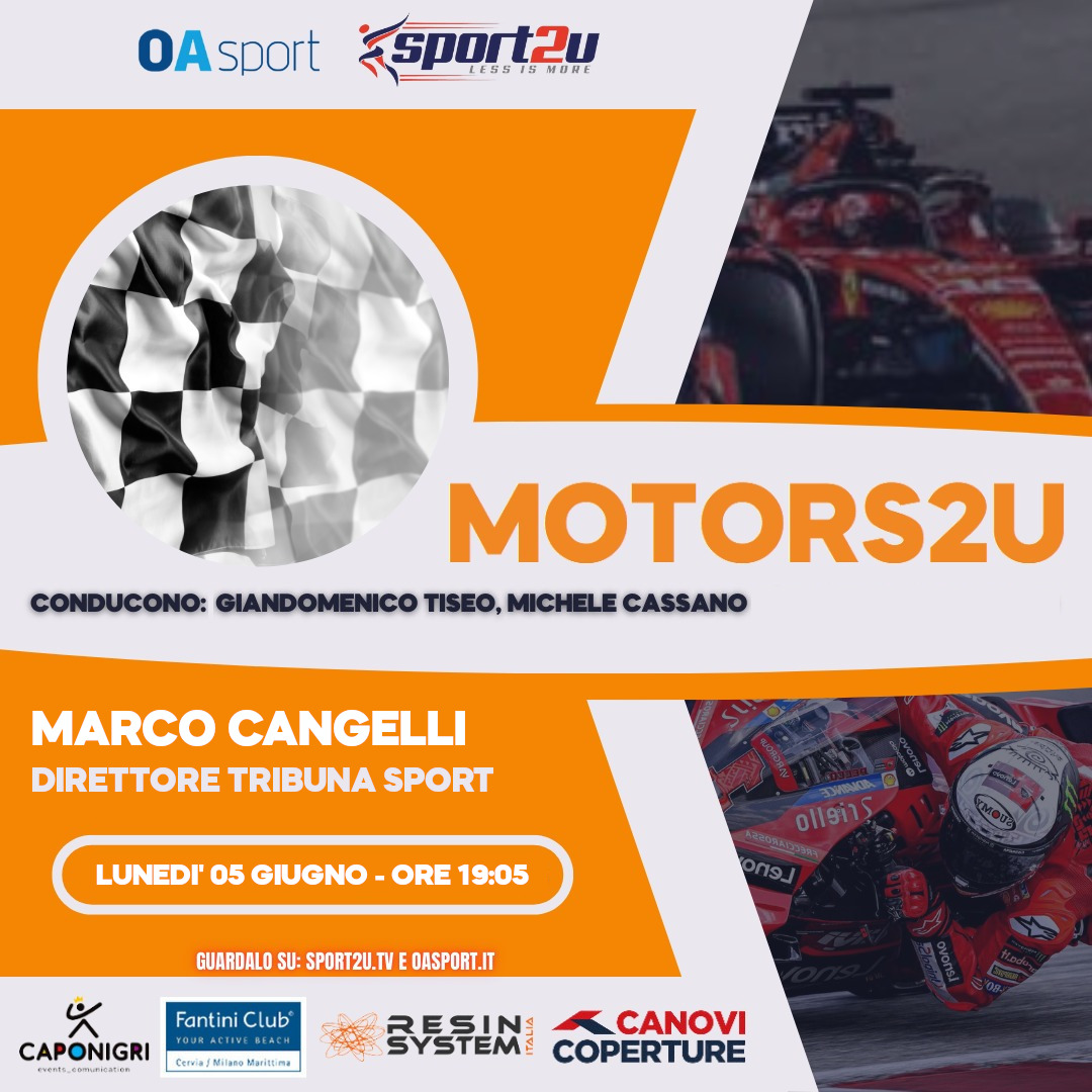 Marco Cangelli, direttore di Tribuna Sport a Motors2u 05.06.23