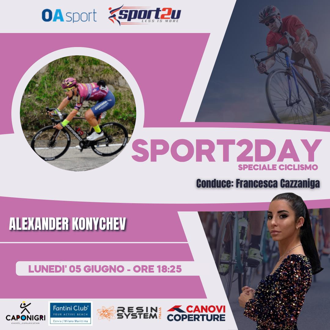 Alexander Konychev, Team Corratec a Sport2Day Speciale Ciclismo 05.06.23