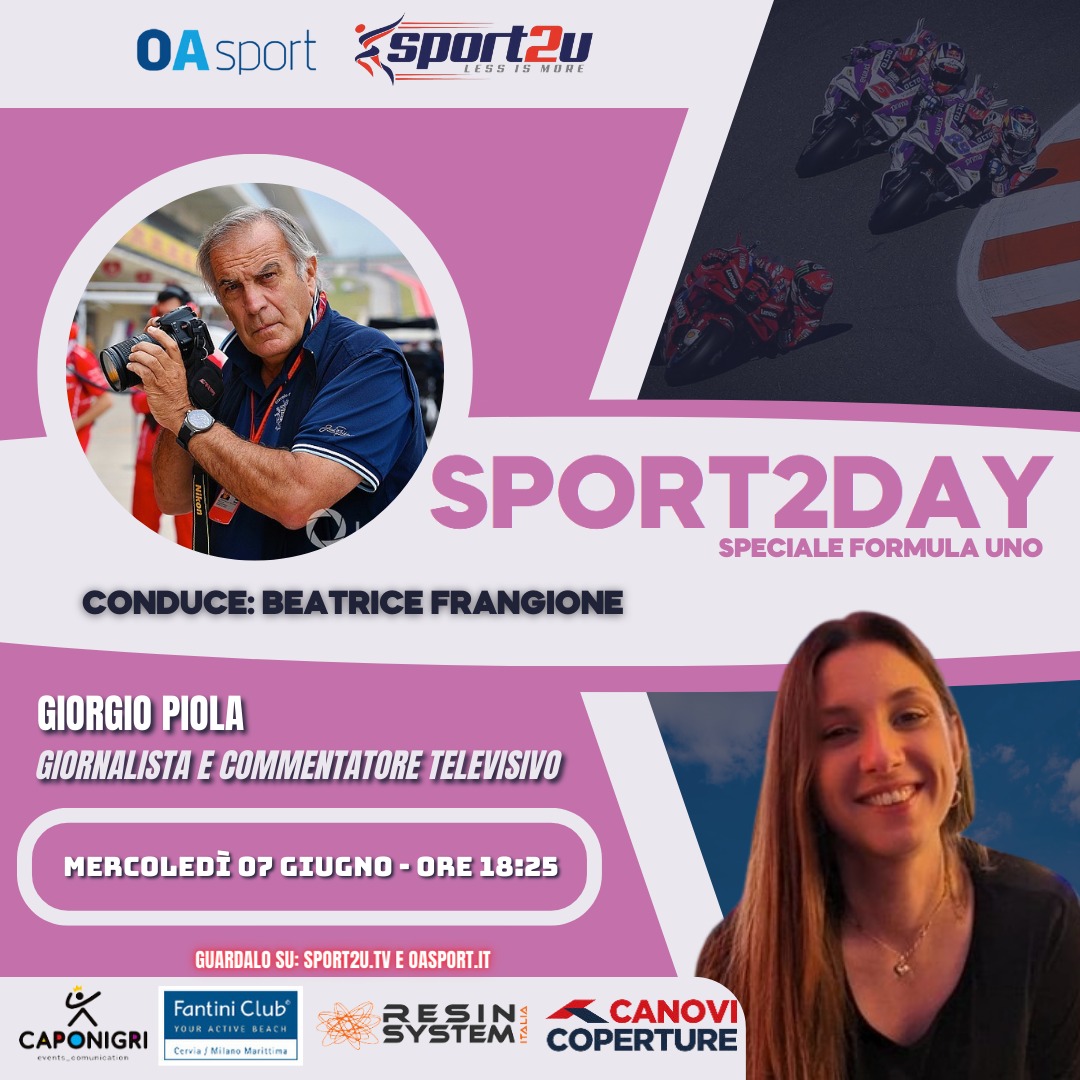 Giorgio Piola, giornalista e commentatore televisivo a Sport2Day Speciale Formula Uno 07.06.23