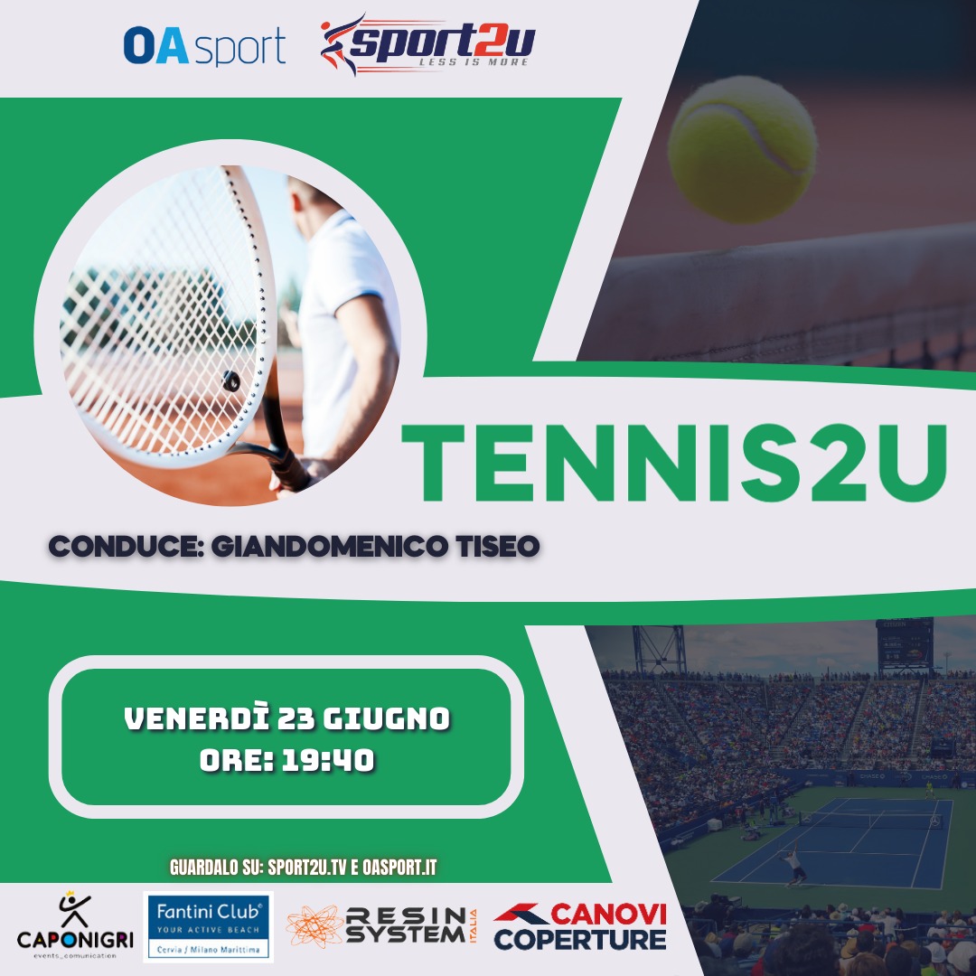 Giandomenico Tiseo a Tennis2u 23.06.2023