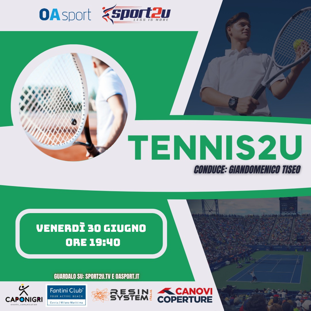 Giandomenico Tiseo a Tennis2u 30.06.2023
