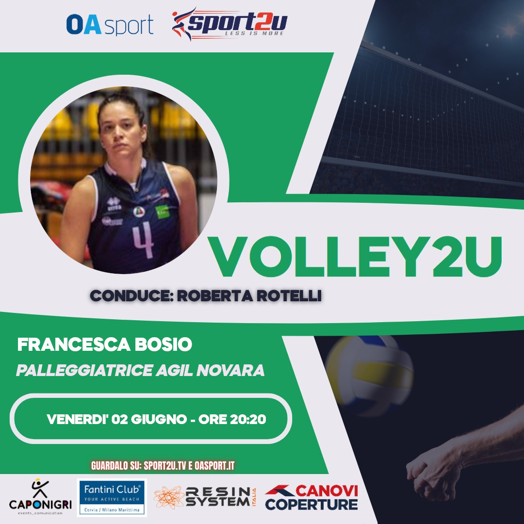 Francesca Bosio, palleggiatrice Agil Novara a Volley2u