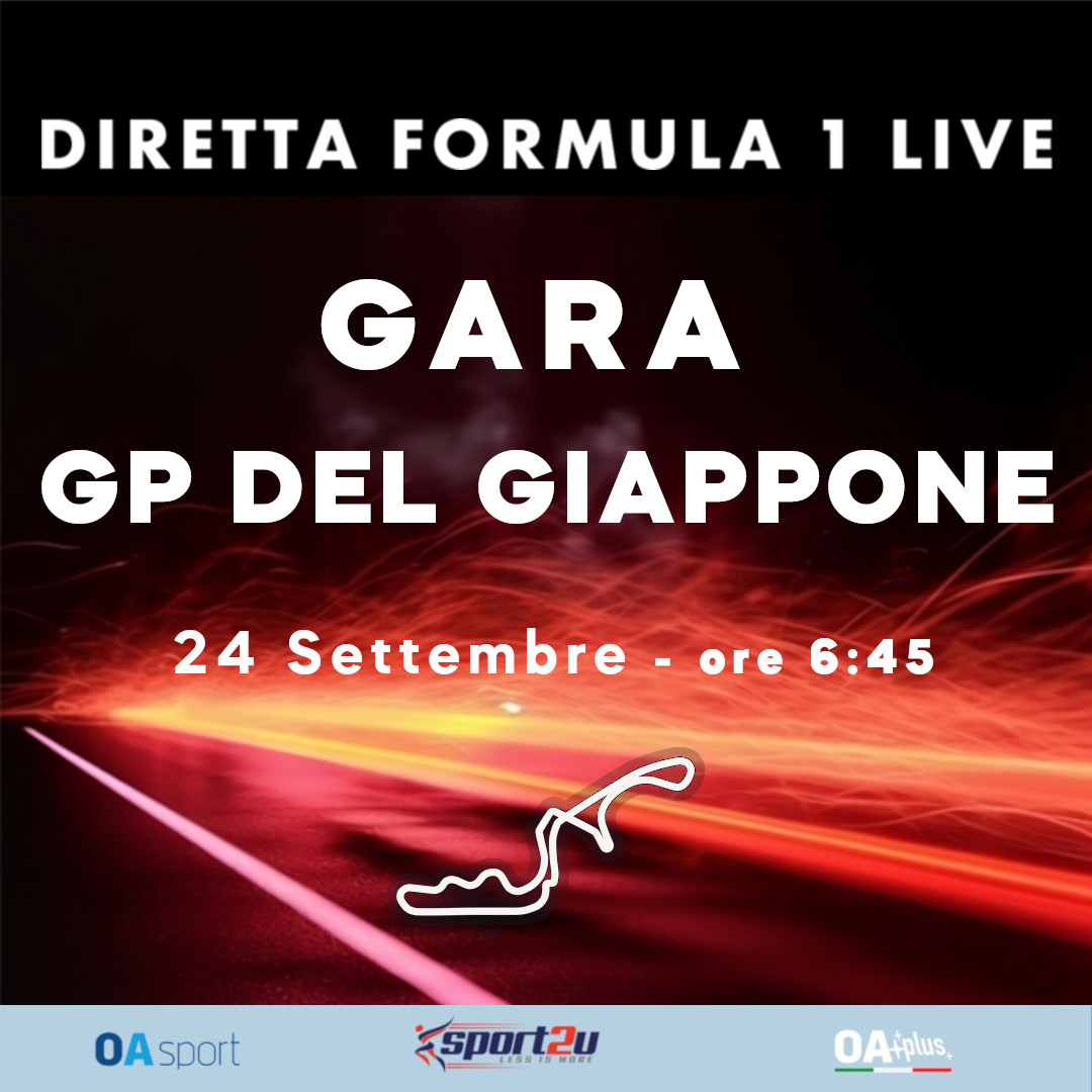 Diretta Formula Uno LIVE: Gara GP del Giappone