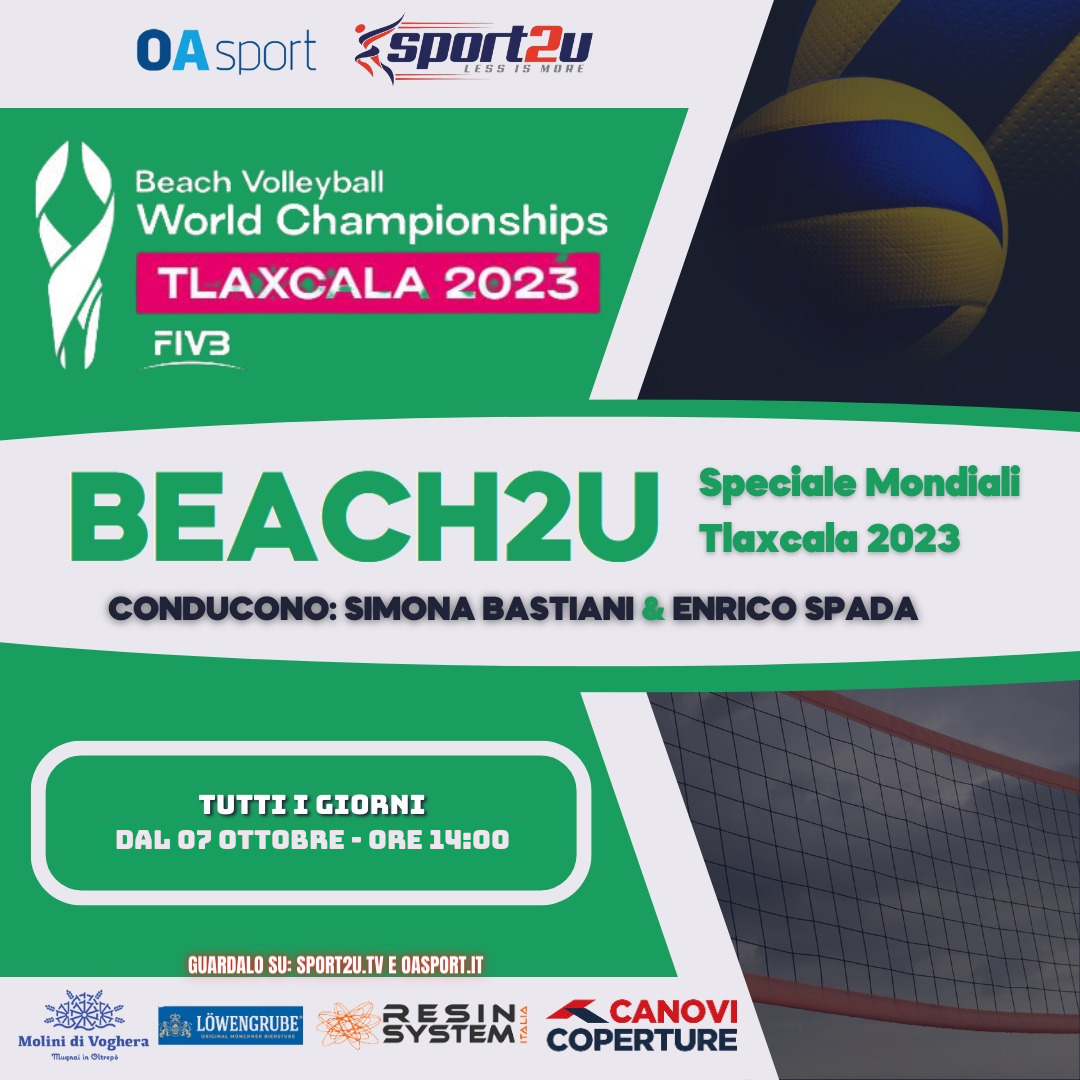 Fosco Cicola a Beach2u Speciale Mondiali Tlaxcala 2023 – 14.10.23
