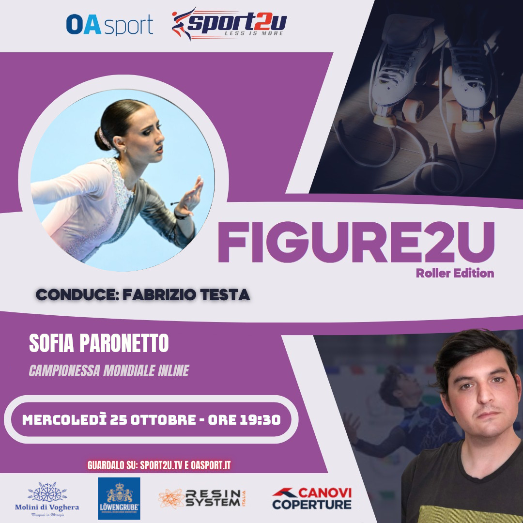 Sofia Paronetto, Campionessa Mondiale Inline, a Figure2u Roller Edition