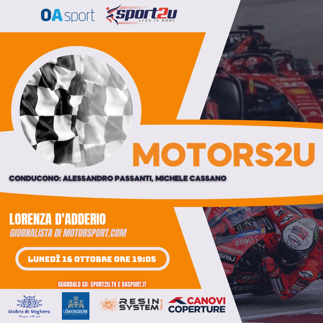 Lorenza D’Adderio, giornalista di Motorsport.com, a Motors2u 16.10.23