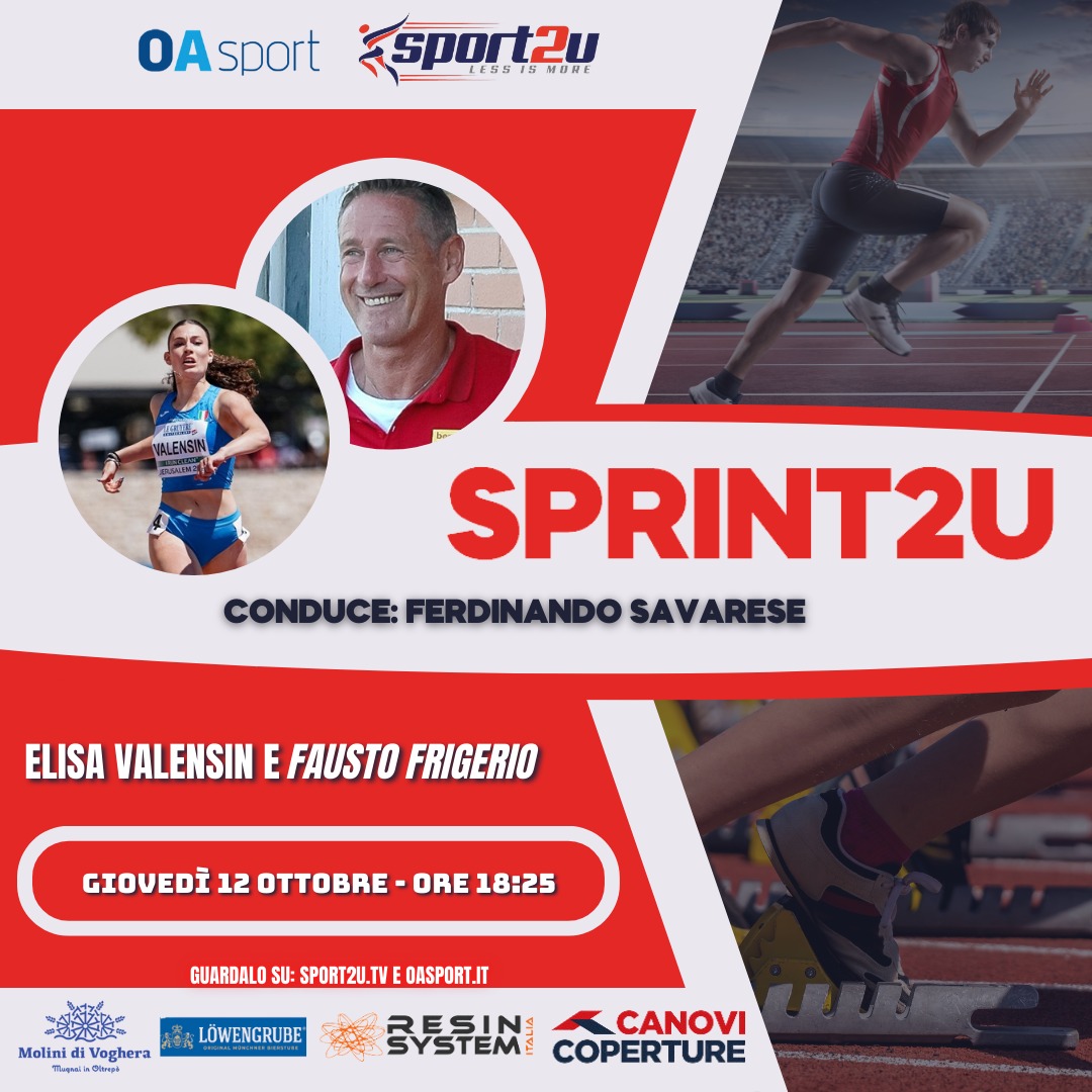 Elisa Valensin e Fausto Frigerio, a Sprint2u 12.10.23