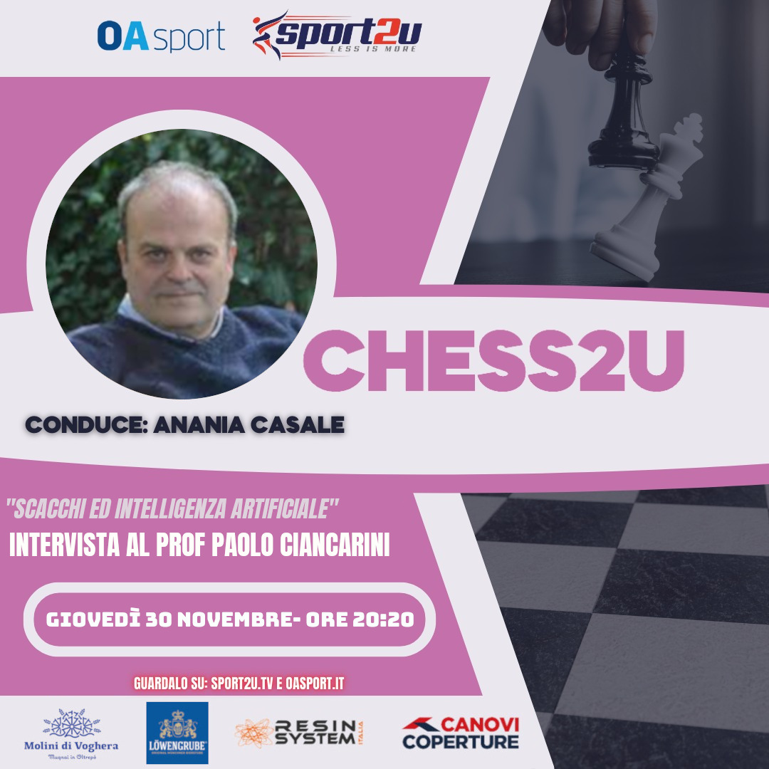Il Prof. Paolo Ciancarini, a Chess2u: “Scacchi e intelligenza artificiale”