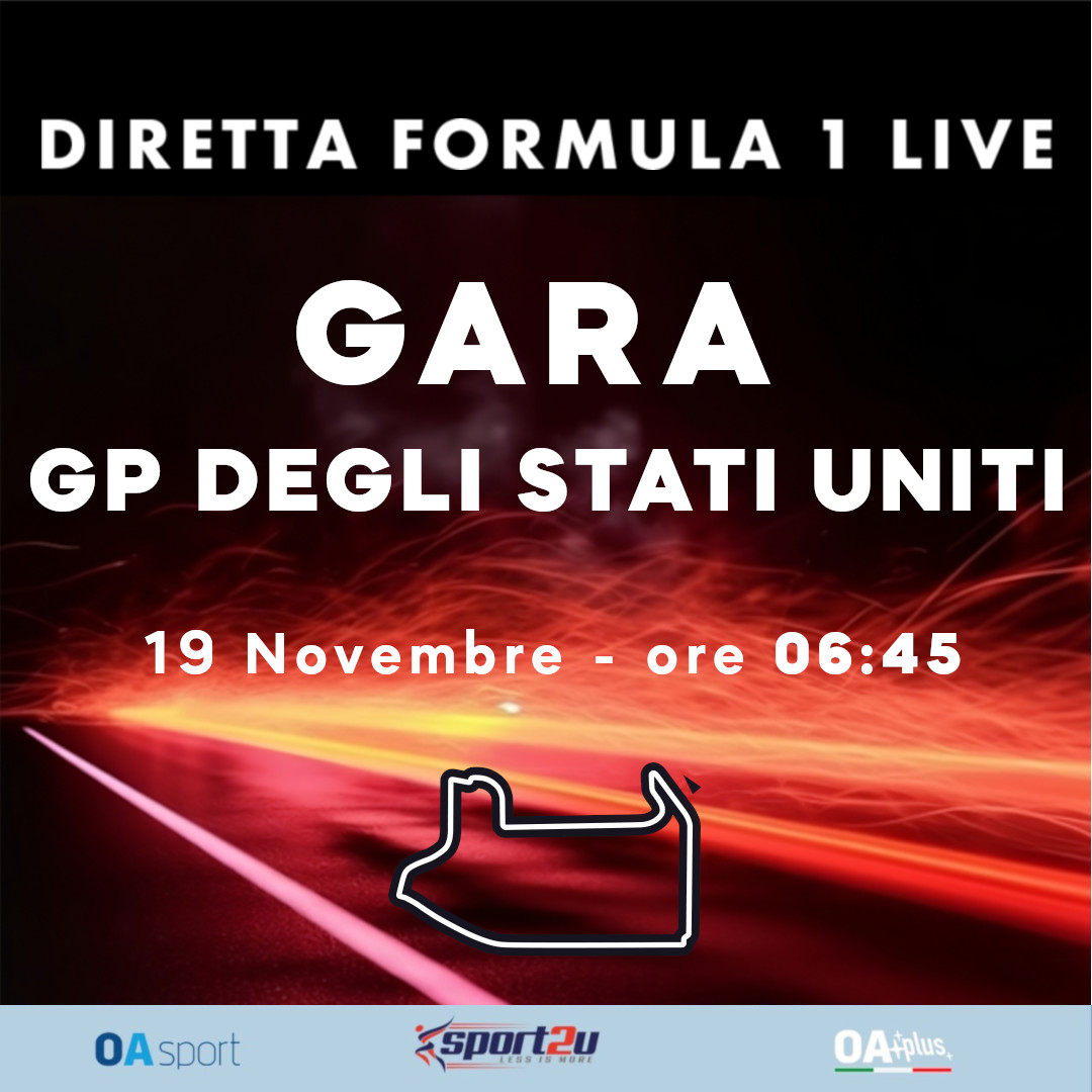 Diretta Formula Uno LIVE: Gara GP degli Stati Uniti