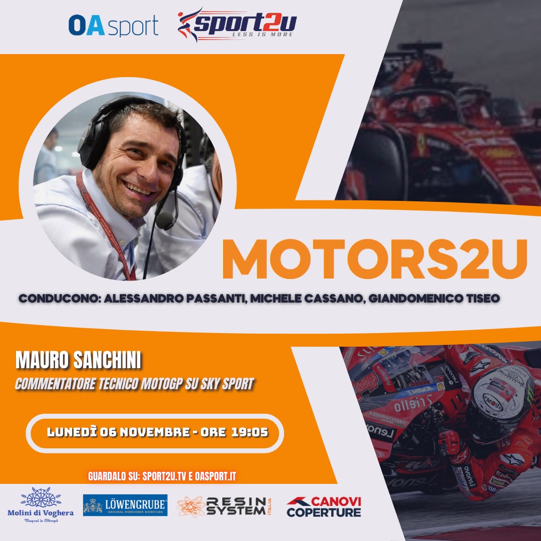 Mauro Sanchini, commentatore tecnico MotoGP su Sky Sport, a Motors2u 06.11.23
