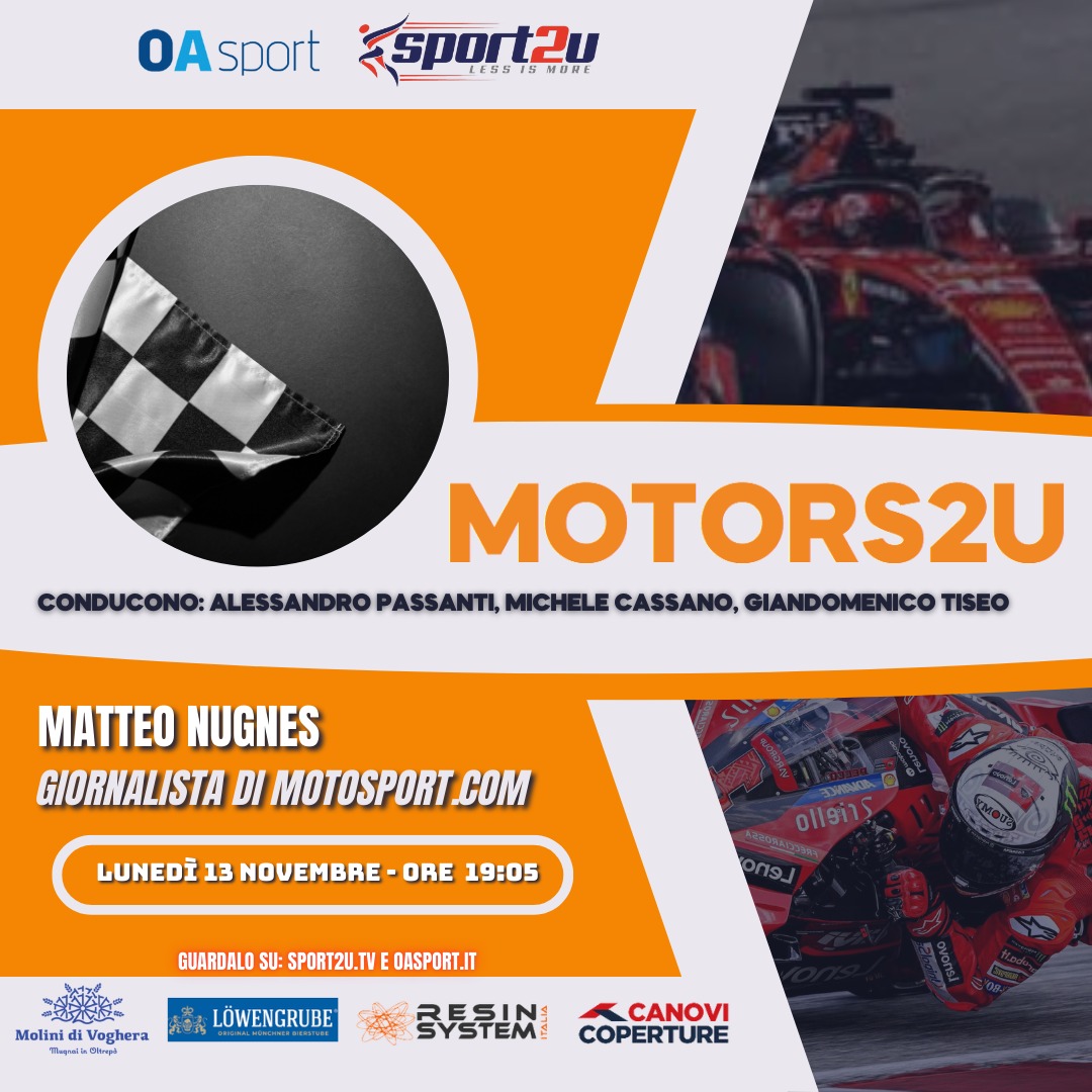 Matteo Nugnes (giornalista di Motosport.com) a Motors2u 13.11.23
