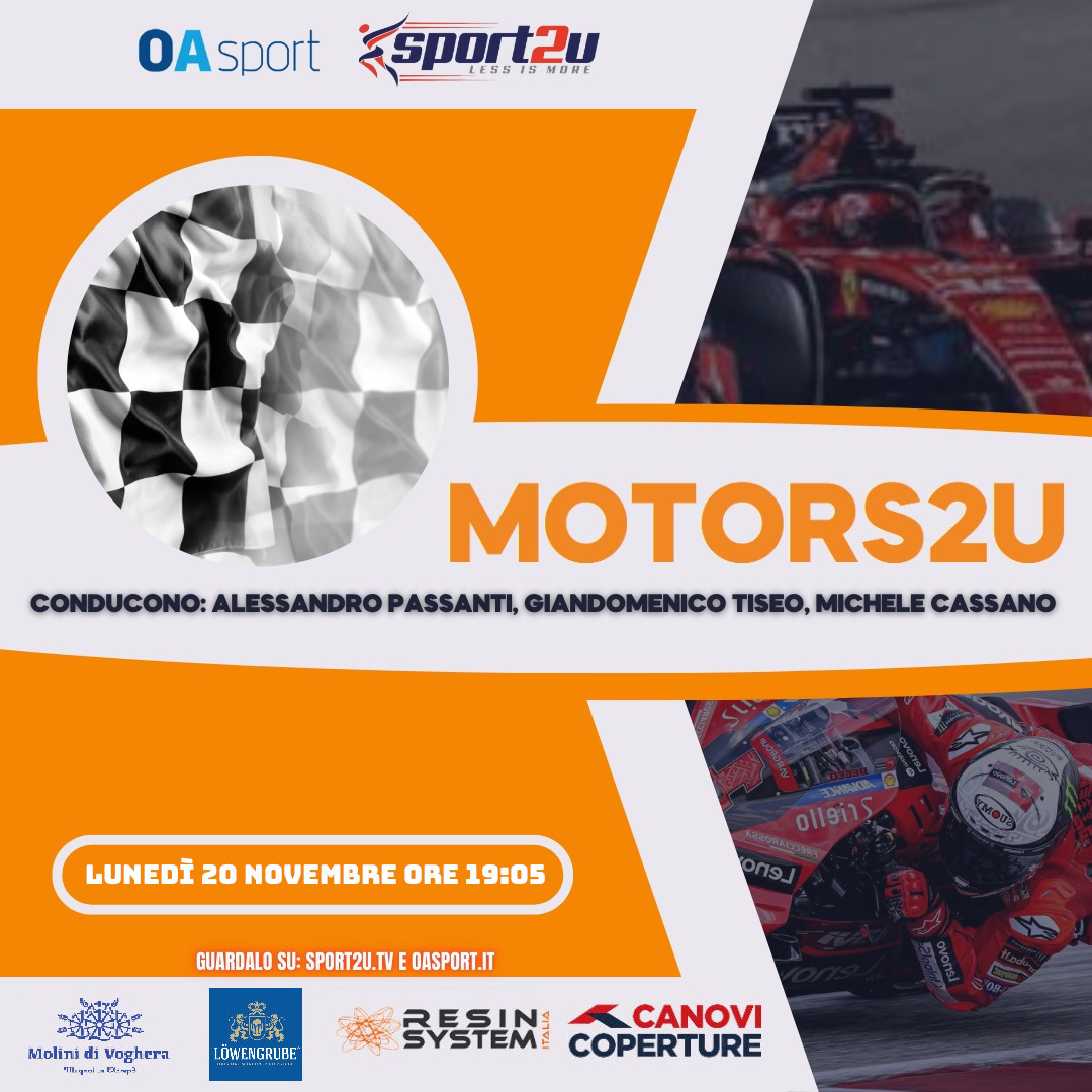 Alessandro Passanti, Michele Cassano e Giandomenico Tiseo a Motors2u 20.11.23