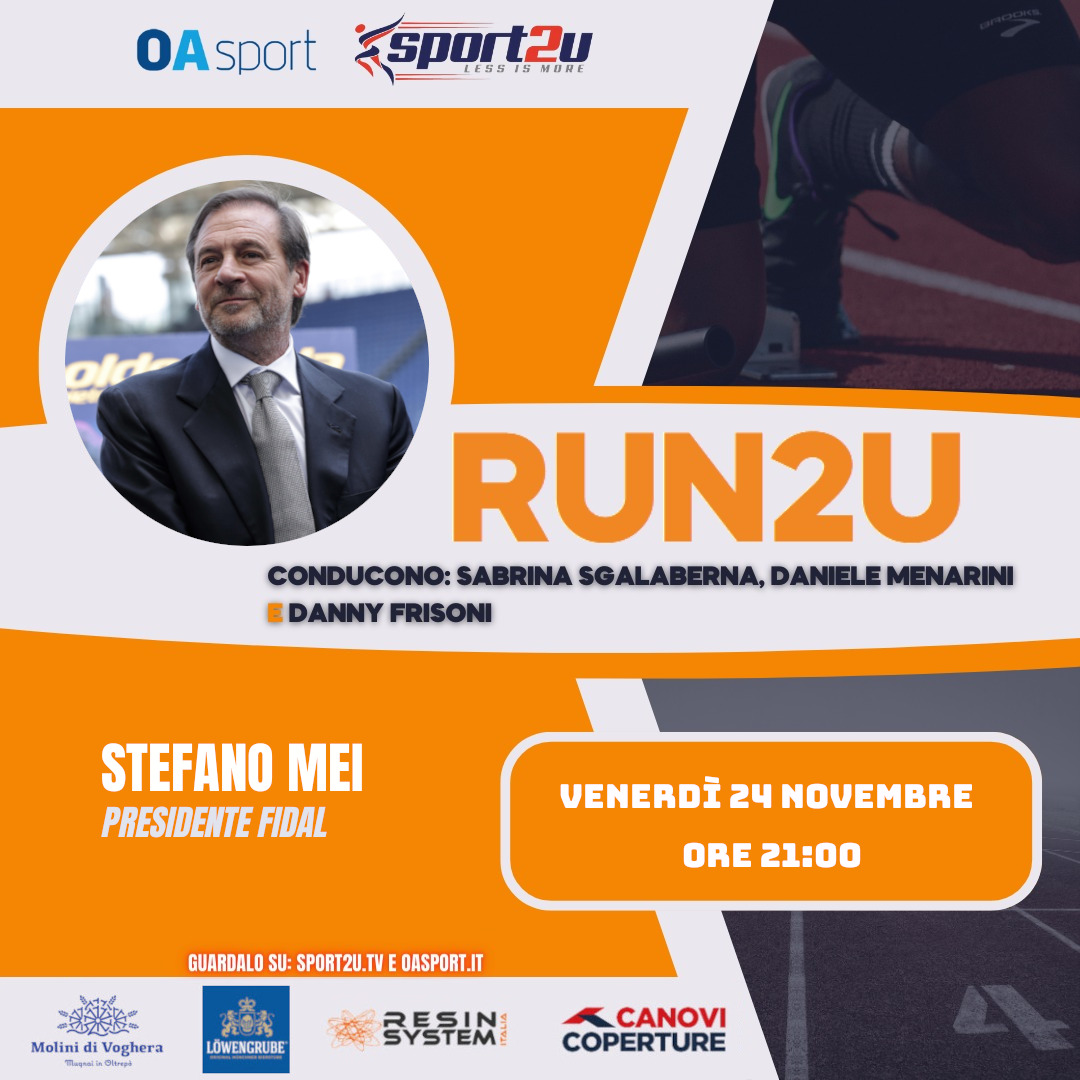 Stefano Mei: Presidente Fidal a Run2u – 39a Puntata 2023