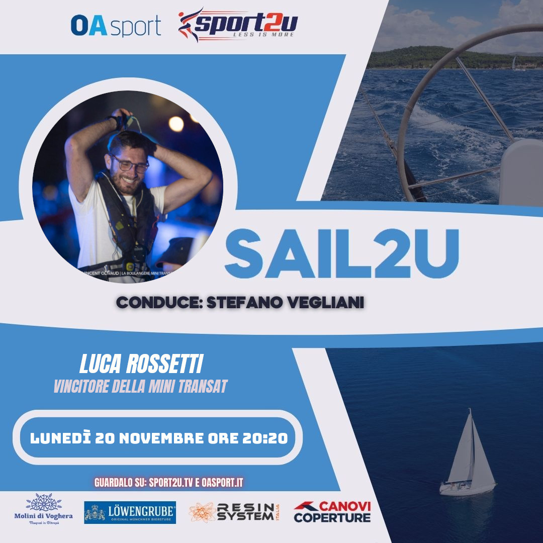 Luca Rossetti, vincitore della Mini Transat, a Sail2u
