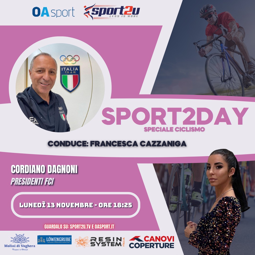 Cordiano Dagnoni, Presidente FCI, a Sport2day Speciale Ciclismo 13.11.23
