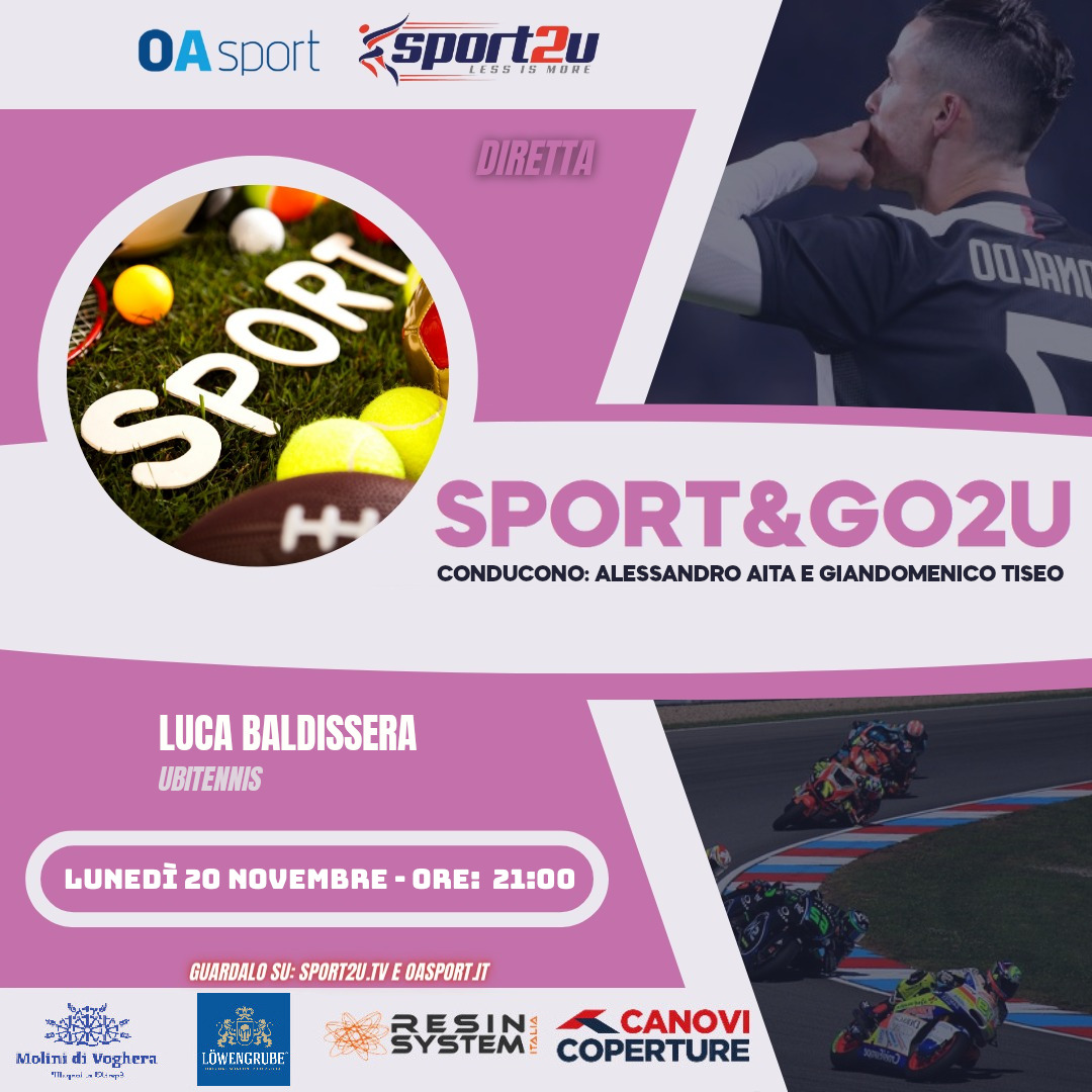Luca Baldissera (UbiTennis), a Sport&Go2u 20.11.23