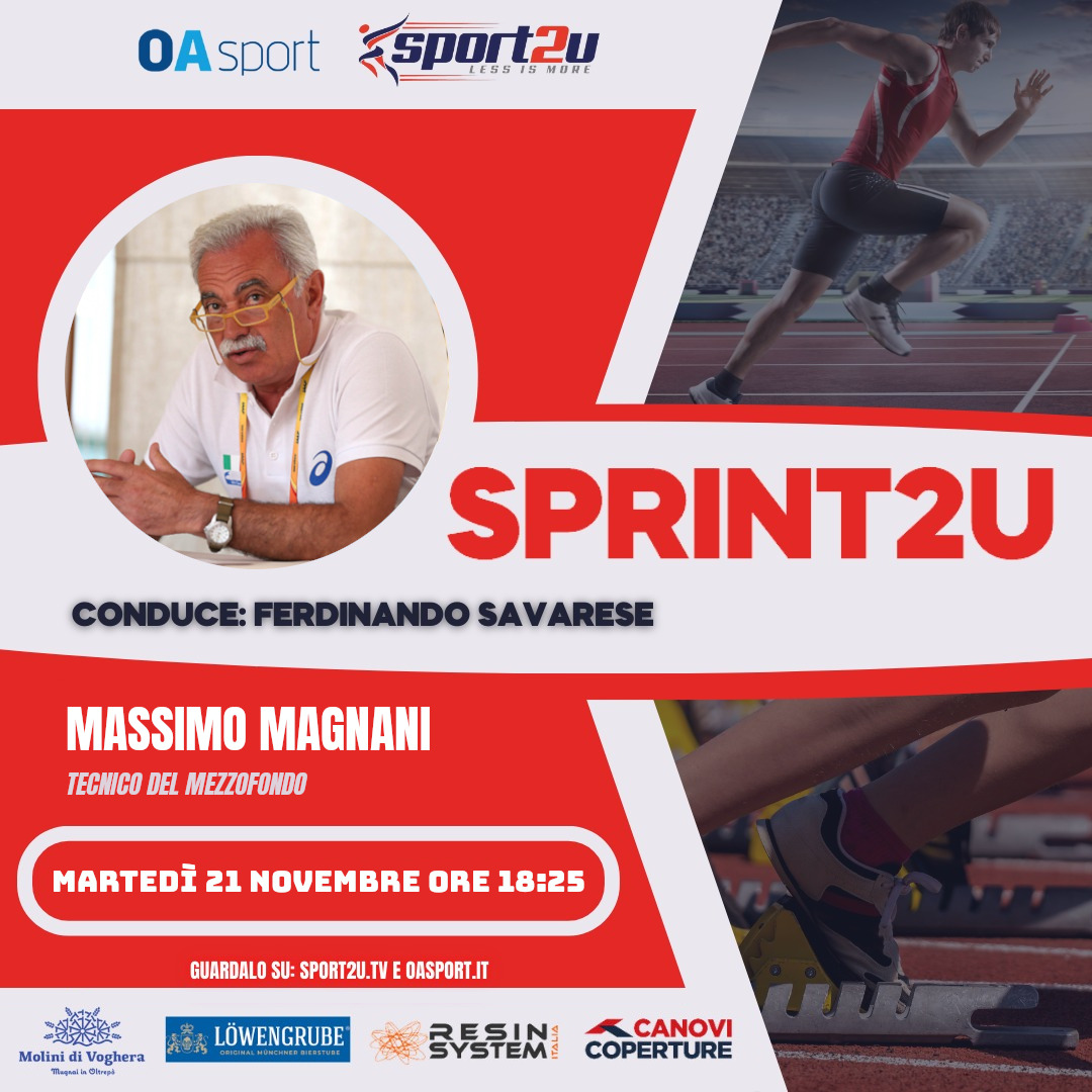 Massimo Magnani: tecnico del mezzofondo, a Sprint2u 21.11.23
