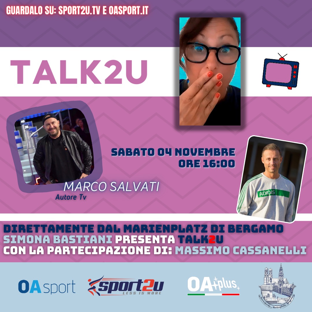 Marco Salvati, Autore Tv, a Talk2u