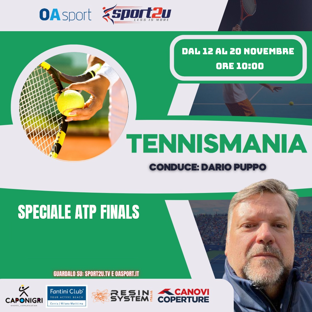 Dario Puppo a TennisMania Speciale ATP Finals – 15.11.23