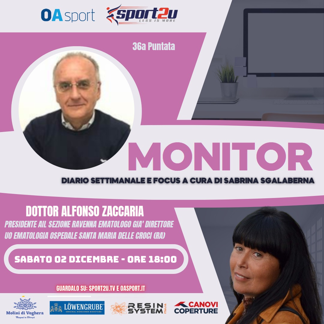 Il Dottor Alfonso Zaccaria – Presidente AIL sezione Ravenna, a Monitor – Diario Settimanale e Focus: 36a Puntata 2023