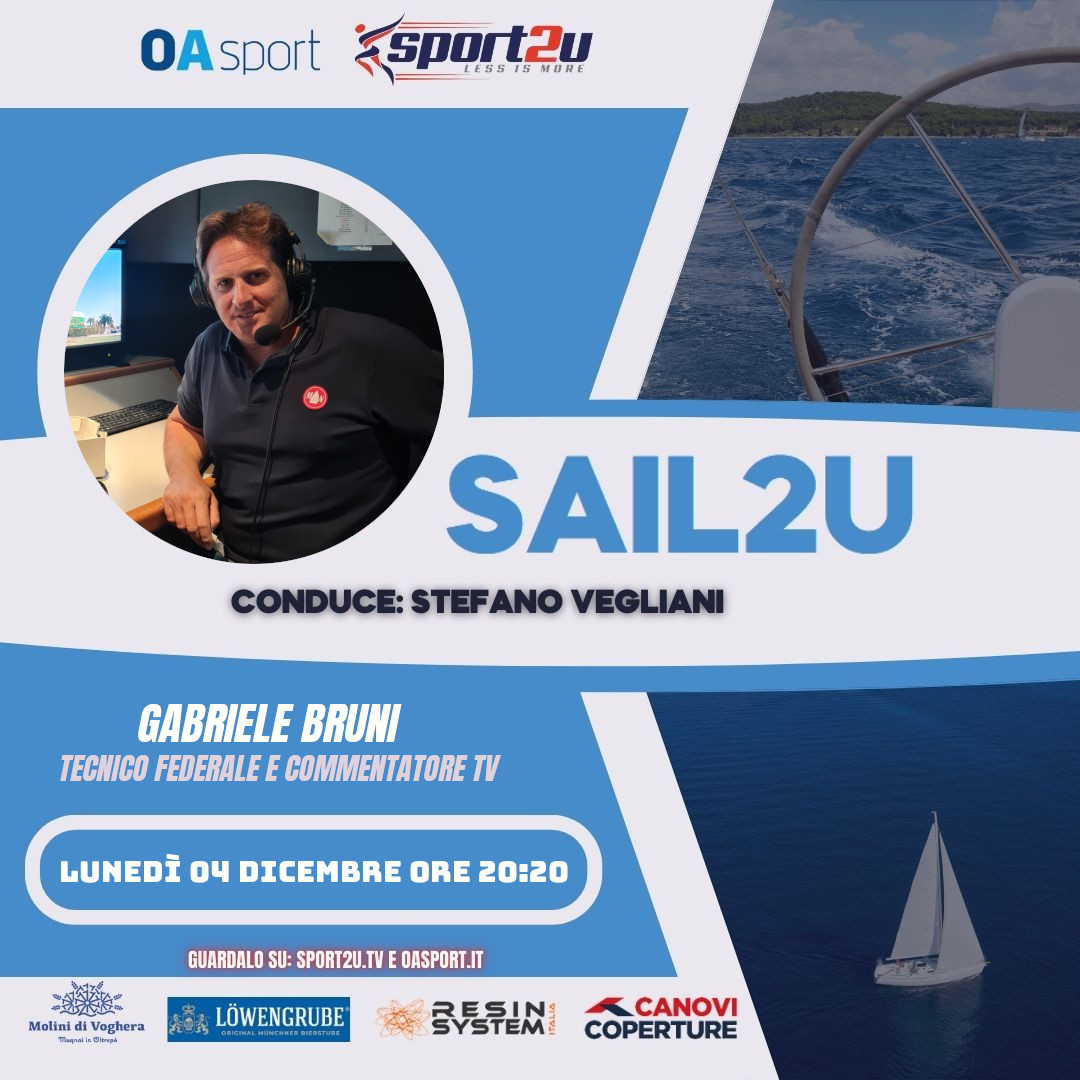 Gabriele Bruni – tecnico federale e commentatore tv, a Sail2u